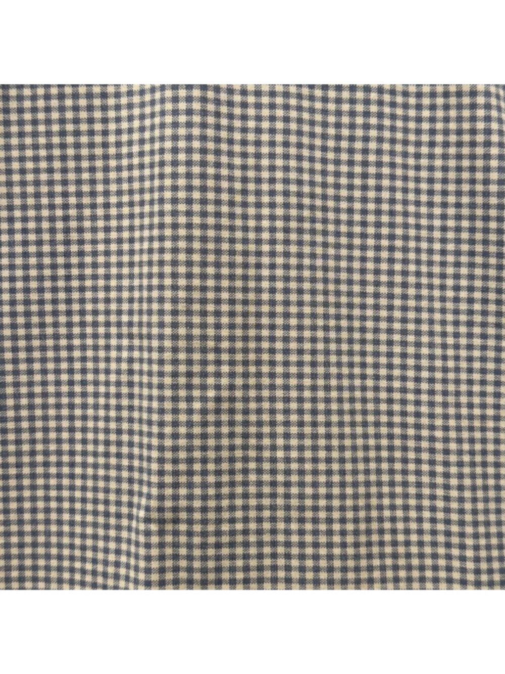 Vintage 90s Levi's Casual Houndstooth Women's L Shirt Blue White Relaxed Cotton - Picture 9 of 9